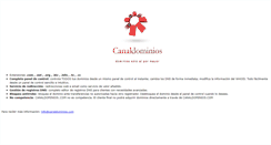 Desktop Screenshot of canaldominios.com